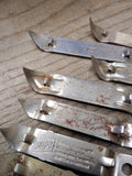Vtg 15 Piece Church Key Can Bottle Opener Lot Hamm's Black Label Schlitz Pabst++