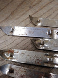 Vtg 15 Piece Church Key Can Bottle Opener Lot Hamm's Black Label Schlitz Pabst++