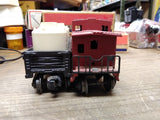 Vtg 2 Pc O Gauge Lionel Train Railroad Car Lot 6112 Gondola w/Tanks 6017 Caboose