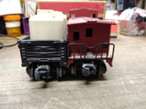 Vtg 2 Pc O Gauge Lionel Train Railroad Car Lot 6112 Gondola w/Tanks 6017 Caboose