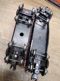 Vtg 2 Pc O Gauge Lionel Train Railroad Car Lot 6112 Gondola w/Tanks 6017 Caboose