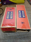 Vtg 2 Pc O Gauge Lionel Train Railroad Car Lot 6112 Gondola w/Tanks 6017 Caboose