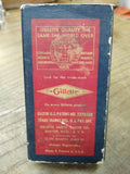 Vtg Gillette Tech Double Edge TTO Safety Razor Date Code X-3 1952 With Box!