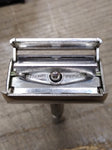 Vtg Gillette Tech Double Edge TTO Safety Razor Date Code X-3 1952 With Box!