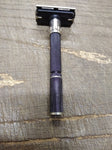 Vtg Gillette Black Beauty Super Adjustable DE TTO Safety Razor 1980 Date Code A1