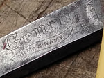 Vtg Genco Army & Navy Straight Shaving Razor Geneva NY USA Nice Shape!