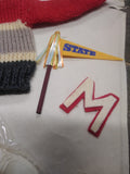 Vtg 1964 Ken Doll #770 Campus Hero Sweater Pennant Letter M Shoes Great Cond!