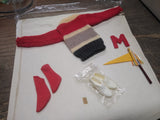 Vtg 1964 Ken Doll #770 Campus Hero Sweater Pennant Letter M Shoes Great Cond!