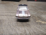 Vtg Aurora Cigar Box Speedline Convertible 64 Mustang Pink White Stripe Nice!