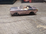 Vtg Aurora Cigar Box Speedline Convertible 64 Mustang Pink White Stripe Nice!