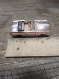 Vtg Aurora Cigar Box Speedline Convertible 64 Mustang Pink White Stripe Nice!