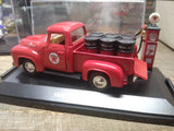 Vtg Road Champ Texaco Diecast 1956 Ford F 100 w/Fire Chief Gas Pump Display Box!