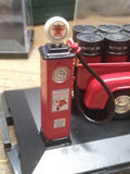 Vtg Road Champ Texaco Diecast 1956 Ford F 100 w/Fire Chief Gas Pump Display Box!