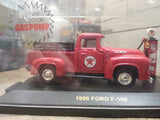 Vtg Road Champ Texaco Diecast 1956 Ford F 100 w/Fire Chief Gas Pump Display Box!