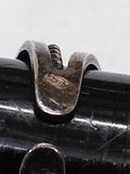 Vtg 925 Sterling Silver Oval Carnelian Stone South West Style Ring Size 7.5