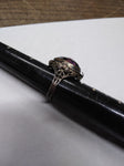 Vtg 925 Sterling Silver Amethyst Faceted Stone Ring Filigree Size 5.5 Very Nice!