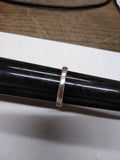 Vtg 925 Sterling Silver Cognac Color Smokey Quartz Faceted Stone Ring Sz 10 Nice