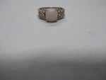 Vtg 925 Sterling Silver Opal Center Stone w/12 Accent Stones Ring Sz 9 Beautiful