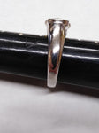 Vtg 925 Sterling Yellow Sapphire Faceted Stone Cocktail Ring Size 8 Beautiful!