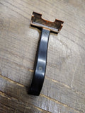 Vtg Enders Speed Safety Razor Proprietary Blade Shaver Black Bakelite Handle USA