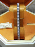 Vtg Womens Bulova Manual Wind Wristwatch 10K RGP Bezel 17J w/Box Parts Repair #1