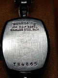 Vtg Womens Bulova Manual Wind Wristwatch 10K RGP Bezel 17J w/Box Parts Repair #1