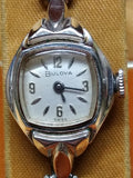 Vtg Womens Bulova Manual Wind Wristwatch 10K RGP Bezel 17J w/Box Parts Repair #2