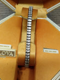 Vtg Womens Bulova Manual Wind Wristwatch 10K RGP Bezel 17J w/Box Parts Repair #2