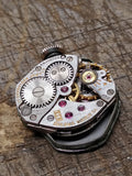 Vtg Womens Bulova Manual Wind Wristwatch 10K RGP Bezel 17J w/Box Parts Repair #2