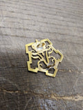 Vtg Danish Royal Army Infantry Regiment Badge Beret Cap Hat Collar Pin Medal