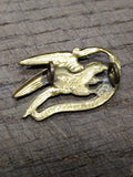 Vtg Danish Hussar Regiment Badge Beret Cap Hat Collar Pin Medal