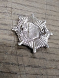 Vtg Danish Royal Life Guards Bi Metal Badge Beret Cap Hat Collar Pin