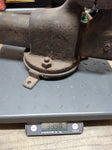 Vtg Bench Vice Pa Railroad Keystone Logo PATD PRR Shop USA 4" jaws Swivel Tools!