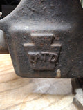 Vtg Bench Vice Pa Railroad Keystone Logo PATD PRR Shop USA 4" jaws Swivel Tools!