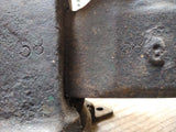 Vtg Bench Vice Pa Railroad Keystone Logo PATD PRR Shop USA 4" jaws Swivel Tools!