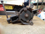 Vtg Bench Vice Pa Railroad Keystone Logo PATD PRR Shop USA 4" jaws Swivel Tools!