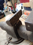 Vtg Bench Vice Pa Railroad Keystone Logo PATD PRR Shop USA 4" jaws Swivel Tools!