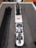 Vtg Right Of Way 5500 Santa Fe Diesel Locomotive Alco PA Set ABA Toy Train Box!