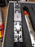 Vtg Right Of Way 5500 Santa Fe Diesel Locomotive Alco PA Set ABA Toy Train Box!