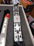 Vtg Right Of Way 5500 Santa Fe Diesel Locomotive Alco PA Set ABA Toy Train Box!