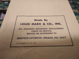 Vtg 1965 JC Penneys by Marx HO Road Race Slot Car Set Double Loop & Mountain Box