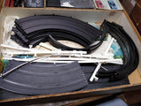 Vtg 1965 JC Penneys by Marx HO Road Race Slot Car Set Double Loop & Mountain Box