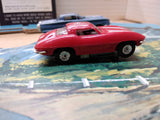 Vtg 1965 JC Penneys by Marx HO Road Race Slot Car Set Double Loop & Mountain Box