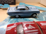 Vtg 1965 JC Penneys by Marx HO Road Race Slot Car Set Double Loop & Mountain Box