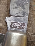 Vtg Schrade 340T Old Timer Folding Pocket Knife 3 Blade 5.5 inch Stockman USA
