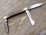 Vtg Schrade 340T Old Timer Folding Pocket Knife 3 Blade 5.5 inch Stockman USA