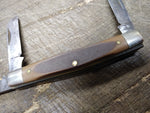 Vtg Schrade 340T Old Timer Folding Pocket Knife 3 Blade 5.5 inch Stockman USA