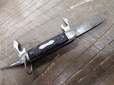 Vtg Colonial Prov USA Solder Seal Multi Function Folding Pocket Knife 4 Blade