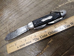 Vtg Colonial Prov USA Solder Seal Multi Function Folding Pocket Knife 4 Blade