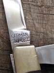 Vtg Frost Folding Pocket Knife German Stainless Steel 2 Blades 5.25" Great Shape